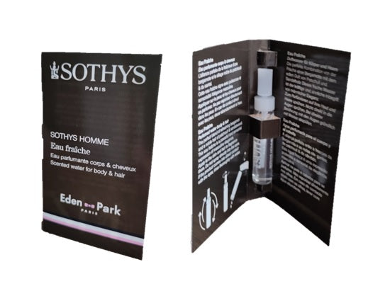 Sothys Homme Eau fraîche SACHETS