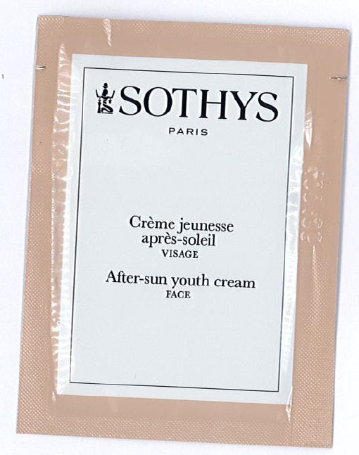 Crème jeunesse Après Soleil Visage SACHETS